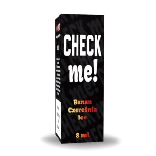 Longfill Aromat CHECK me! Banan Czereśnia Ice 60ml