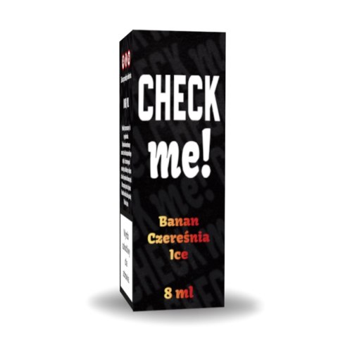 Longfill Aromat CHECK me! Banan Czereśnia Ice 60ml