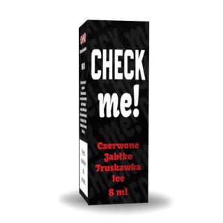 Longfill Aromat CHECK me! Czerwone Jabłko Truskawka Ice 60ml