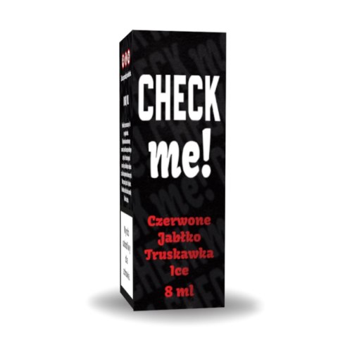 Longfill Aromat CHECK me! Czerwone Jabłko Truskawka Ice 60ml