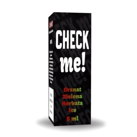Longfill Aromat CHECK me! Granat Zielona Herbata Ice 60ml