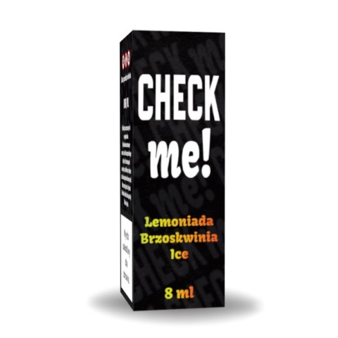 Longfill Aromat CHECK me! Lemoniada Brzoskwiniowa Ice 60ml