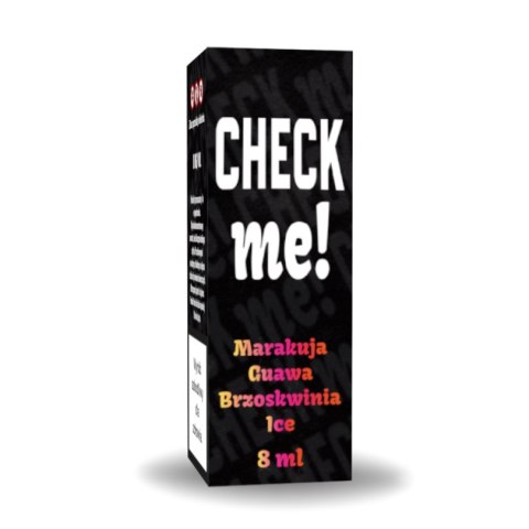 Longfill Aromat CHECK me! Marakuja Guawa Brzoskwinia Ice 60ml