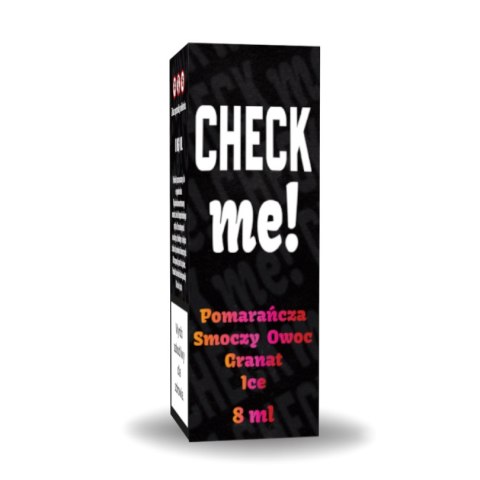 Longfill Aromat CHECK me! Pomarańcza Smoczy Owoc Granat Ice 60ml