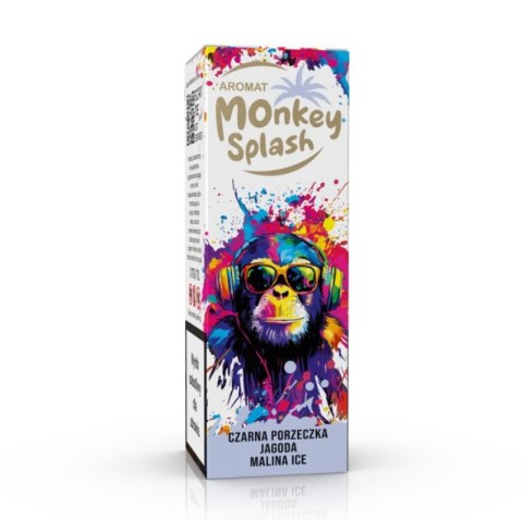Longfill Aromat Monkey Splash Czarna Porzeczka Jagoda Malina Ice 60ml