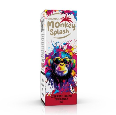 Longfill Aromat Monkey Splash Czerwone Jabłko Truskawka Ice 60ml