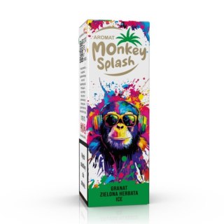 Longfill Aromat Monkey Splash Granat Zielona Herbata Ice 60ml