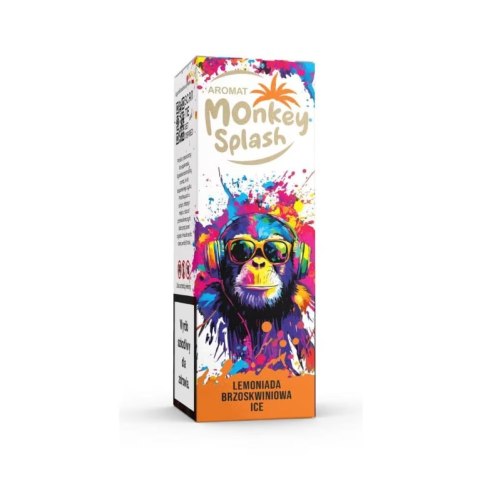 Longfill Aromat Monkey Splash Lemoniada Brzoskwiniowa Ice 60ml