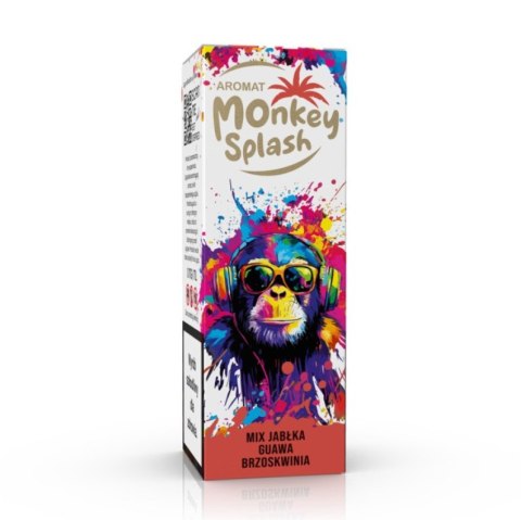 Longfill Aromat Monkey Splash Mix Jabłko Guawa Brzoskwinia 60ml