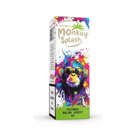 Longfill Aromat Monkey Splash Poziomka Malina Agrest Ice 60ml