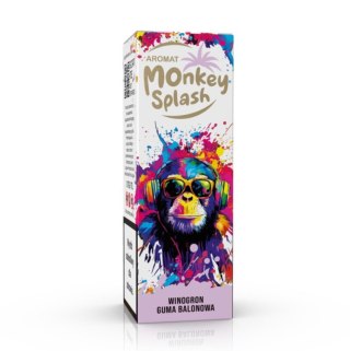 Longfill Aromat Monkey Splash Winogron Guma Balonowa 60ml